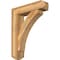 Ekena Millwork Thorton Craftsman Rough Sawn Bracket w/ Offset Brace, Western Red Cedar, 8"W x 32"D x 40"H BKT0806X32X40THR04RWR - alternate 1